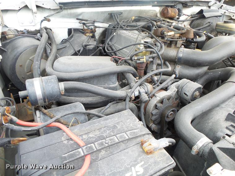 image for item DB7383 1988 Ford F350 utility bed pickup truck