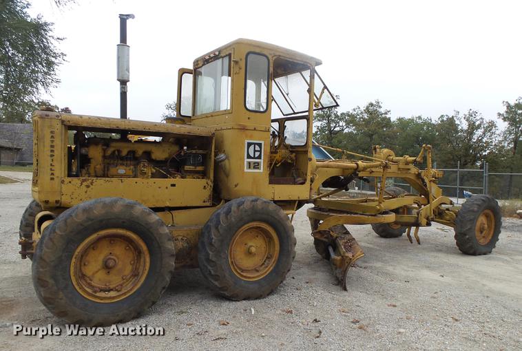 image for item DB7384 1958 Caterpillar 12 rigid frame motor grader