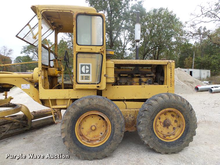 image for item DB7384 1958 Caterpillar 12 rigid frame motor grader