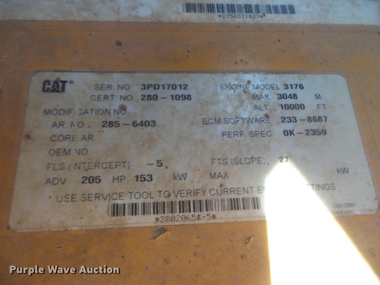 image for item DB8125 2006 Caterpillar 140H VHP Plus motor grader