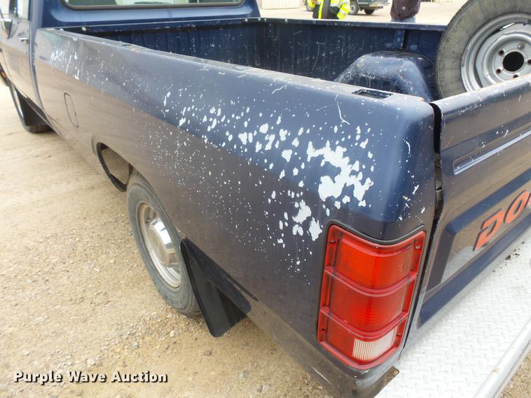 image for item DB8127 1992 Dodge D150 pickup truck