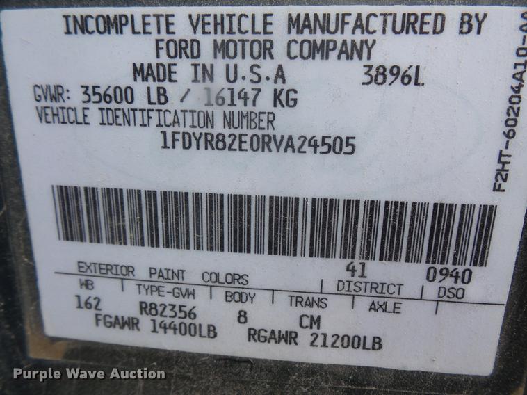 image for item DB8131 1994 Ford LN8000 dump truck