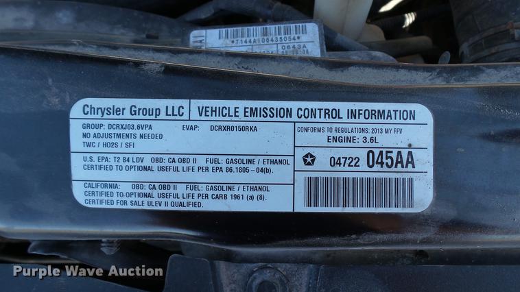 image for item DC1000 2013 Dodge Grand Caravan van