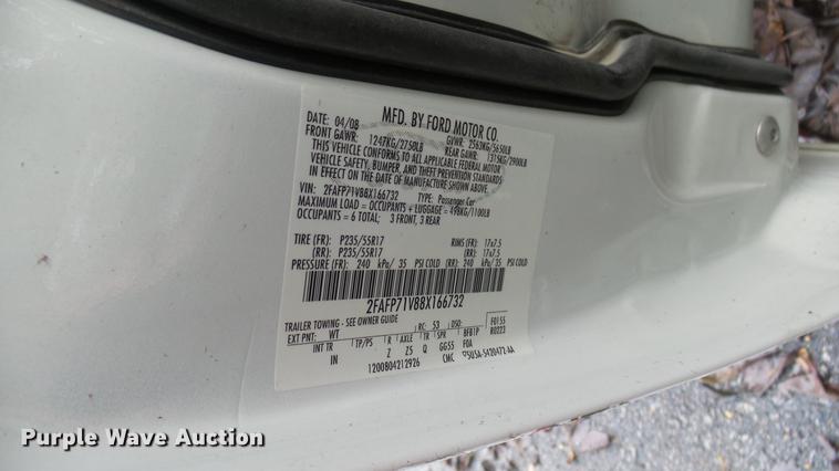 image for item DC1795 2008 Ford Crown Victoria Police Interceptor