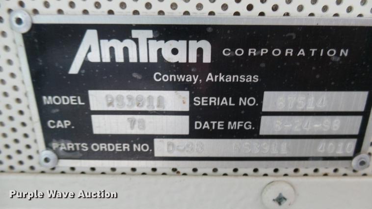 image for item DC1800 1999 International AmTran school bus