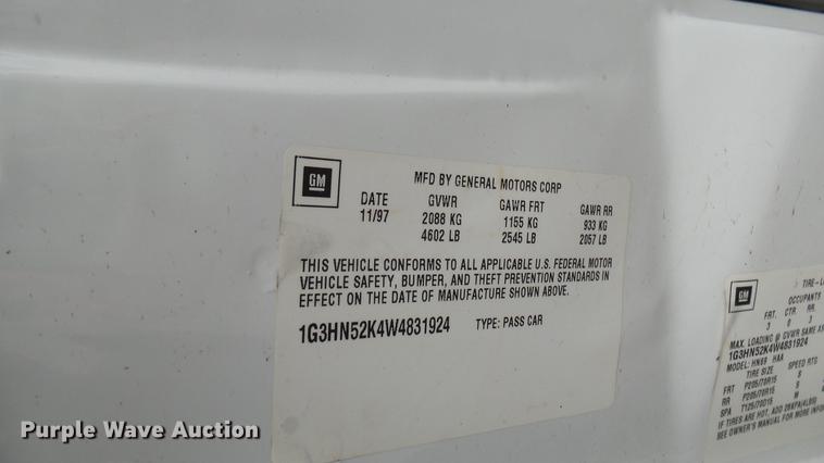 image for item DC1810 1998 Oldsmobile Eighty Eight LS