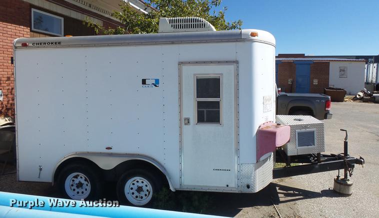 image for item DC3790 2001 Cherokee enclosed cargo trailer