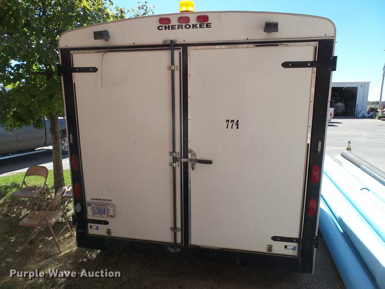 image for item DC3790 2001 Cherokee enclosed cargo trailer