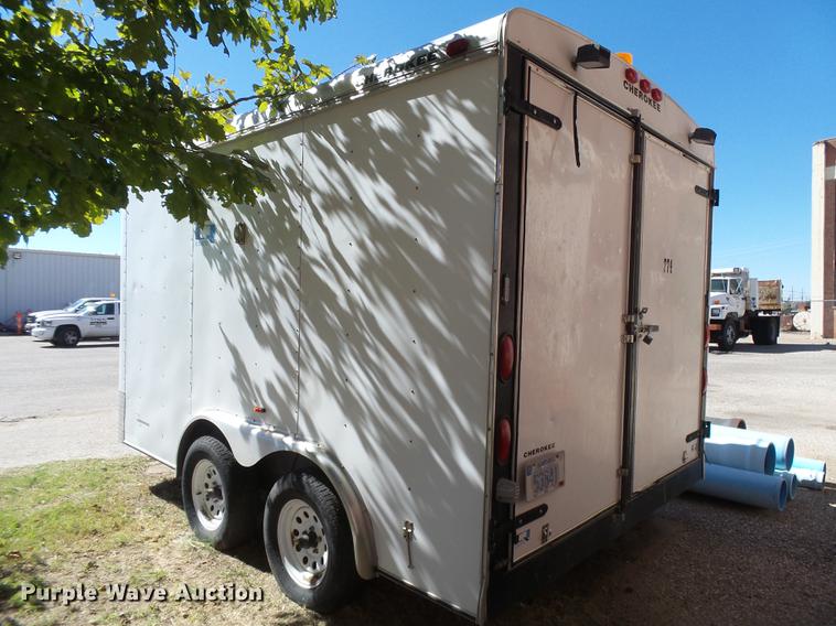 image for item DC3790 2001 Cherokee enclosed cargo trailer