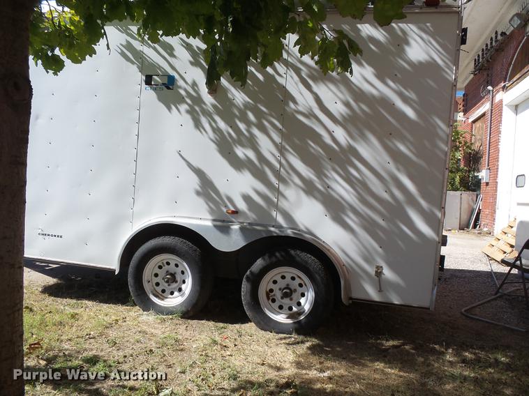 image for item DC3790 2001 Cherokee enclosed cargo trailer