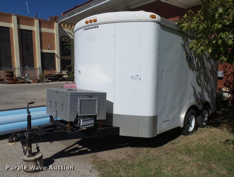 image for item DC3790 2001 Cherokee enclosed cargo trailer