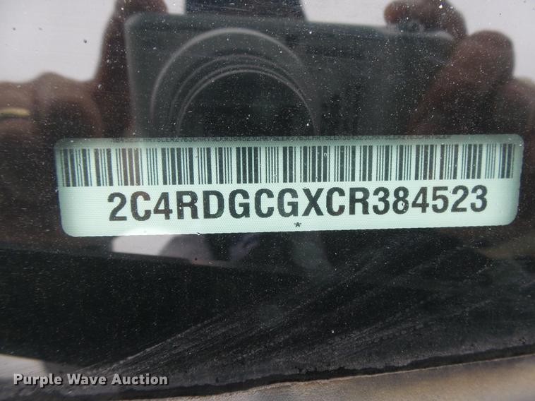 image for item DC3804 2012 Dodge Grand Caravan van