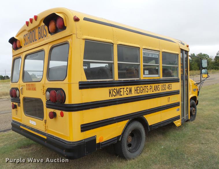 image for item DC3824 1996 Chevrolet G30 school bus