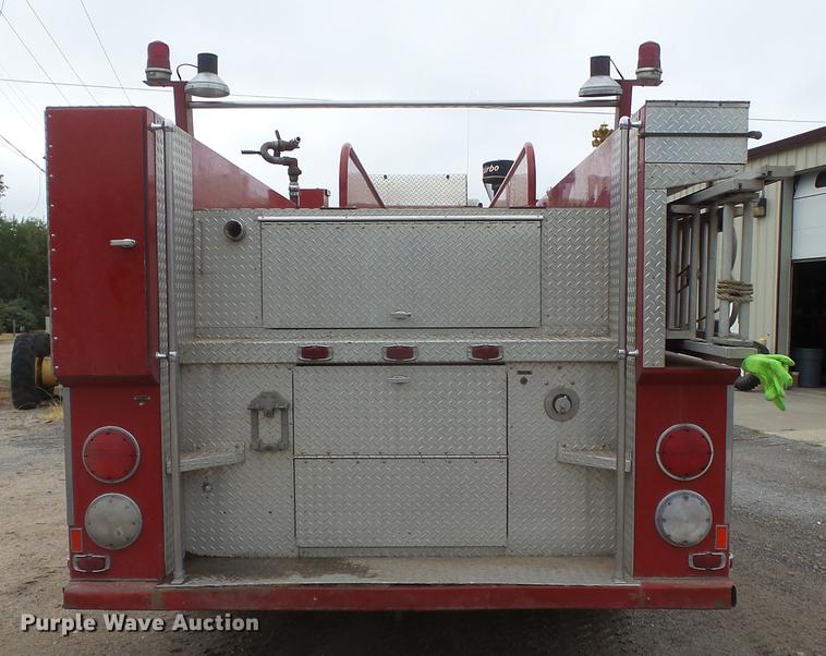 image for item DC3825 1985 GMC 7000 fire truck