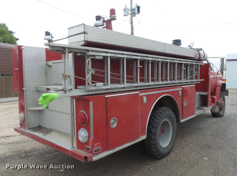 image for item DC3825 1985 GMC 7000 fire truck