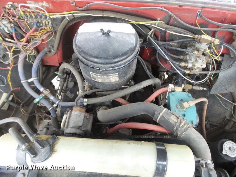 image for item DC3825 1985 GMC 7000 fire truck