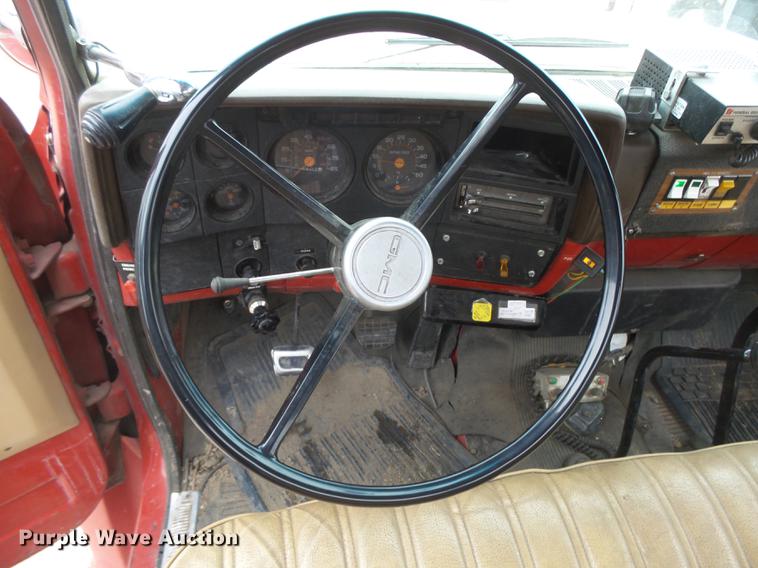 image for item DC3825 1985 GMC 7000 fire truck