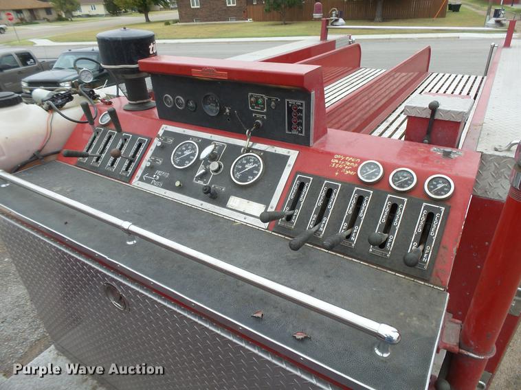 image for item DC3825 1985 GMC 7000 fire truck