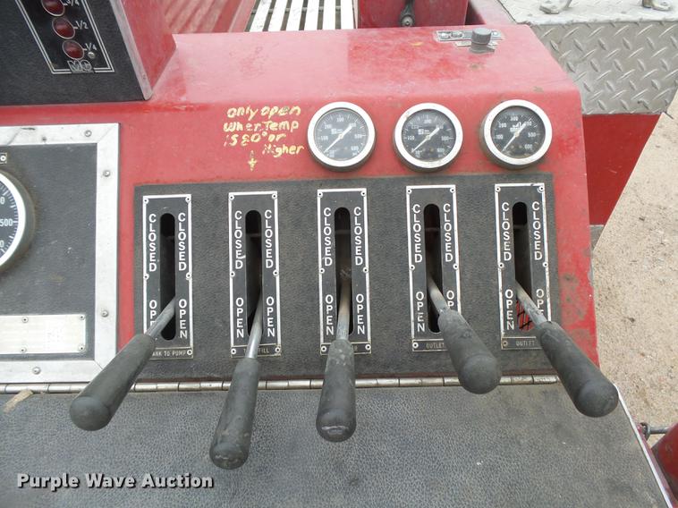 image for item DC3825 1985 GMC 7000 fire truck