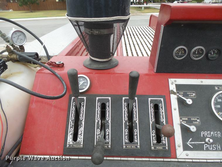 image for item DC3825 1985 GMC 7000 fire truck