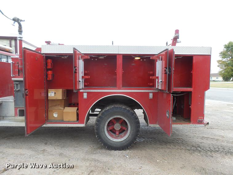 image for item DC3825 1985 GMC 7000 fire truck