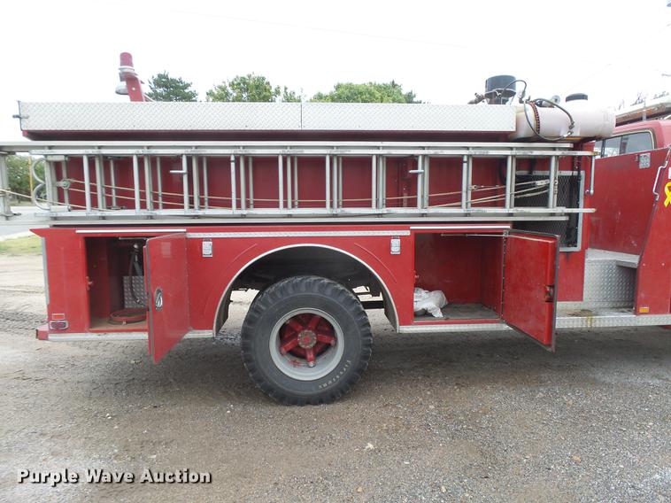 image for item DC3825 1985 GMC 7000 fire truck