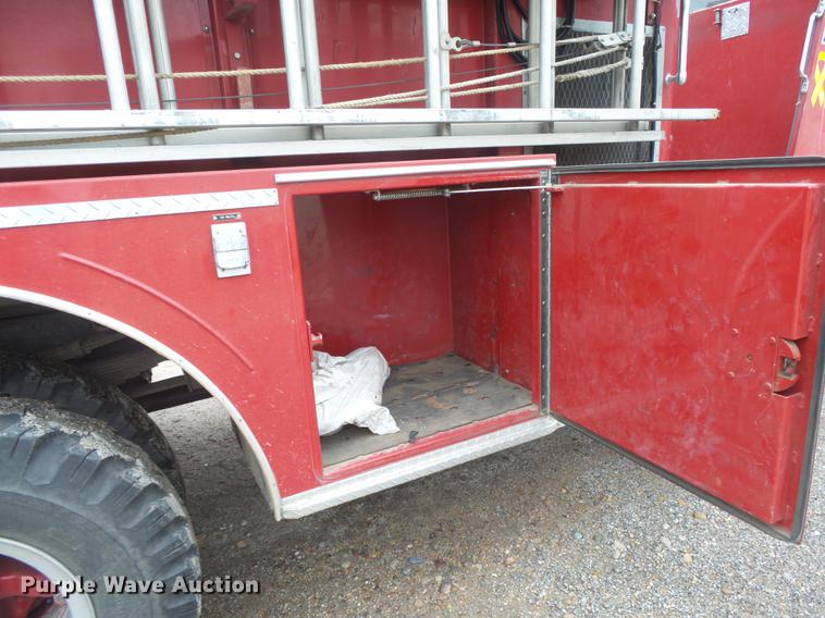 image for item DC3825 1985 GMC 7000 fire truck