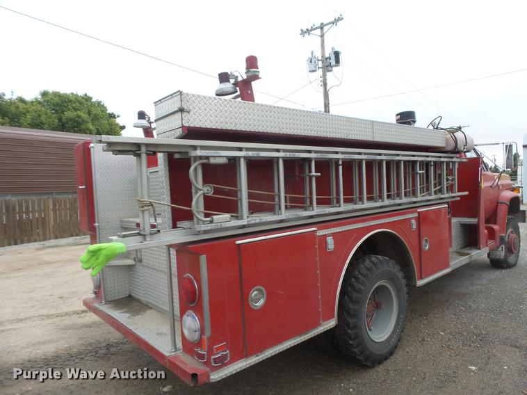 image for item DC3825 1985 GMC 7000 fire truck