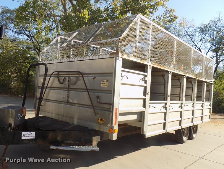 image for item DC4793 1990 Kann recycling dump trailer