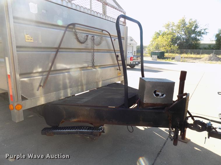 image for item DC4793 1990 Kann recycling dump trailer