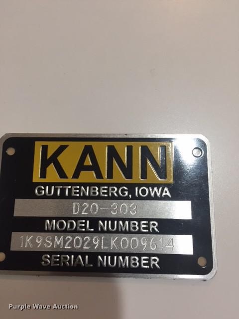 image for item DC4793 1990 Kann recycling dump trailer