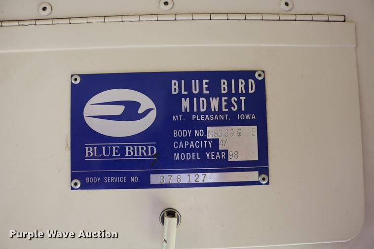 image for item DD0035 1998 Ford B800 bus