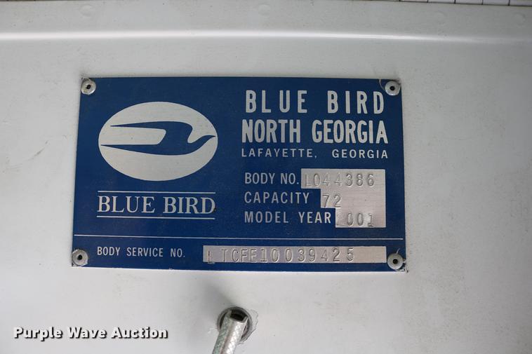 image for item DD0036 2000 Blue Bird TC2000 bus
