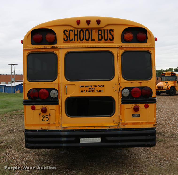 image for item DD0037 2000 Blue Bird TC2000 school bus
