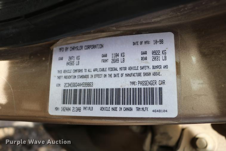 image for item DD0061 1999 Chrysler 300M