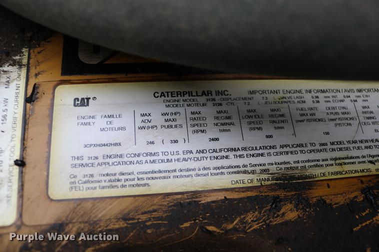 image for item DD0069 2004 Blue Bird Vision school bus