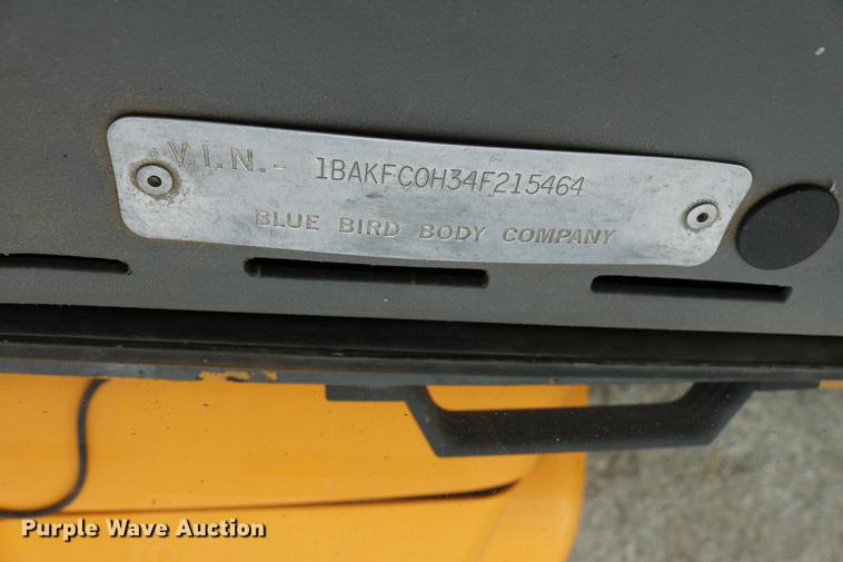 image for item DD0069 2004 Blue Bird Vision school bus