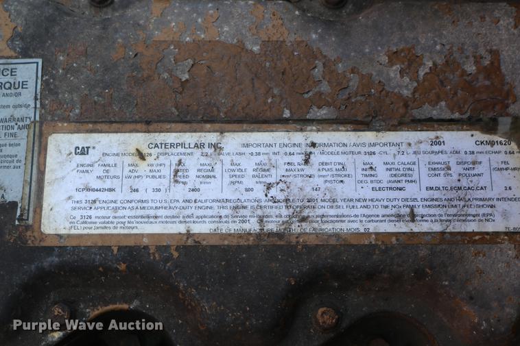 image for item DD0106 2001 Freightliner FL80 dump truck