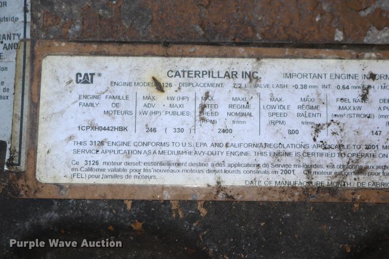 image for item DD0106 2001 Freightliner FL80 dump truck