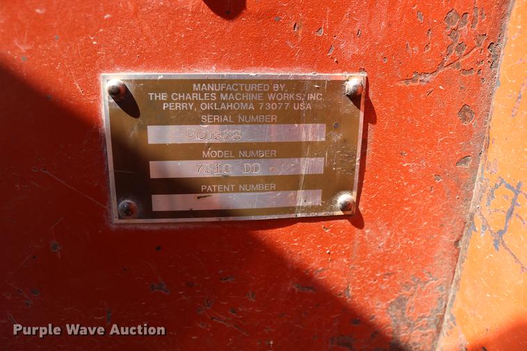 image for item DD0128 1986 Ditch Witch 7510DD trencher