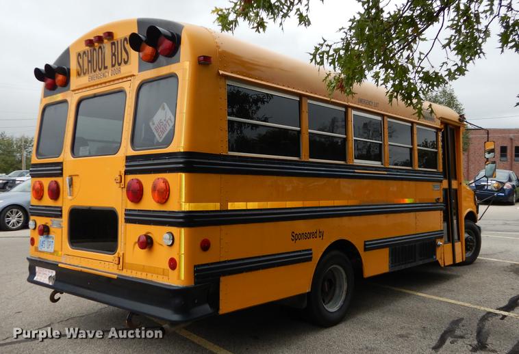 image for item DD0751 2002 GMC Savana G3500 Cargo Thomas school bus