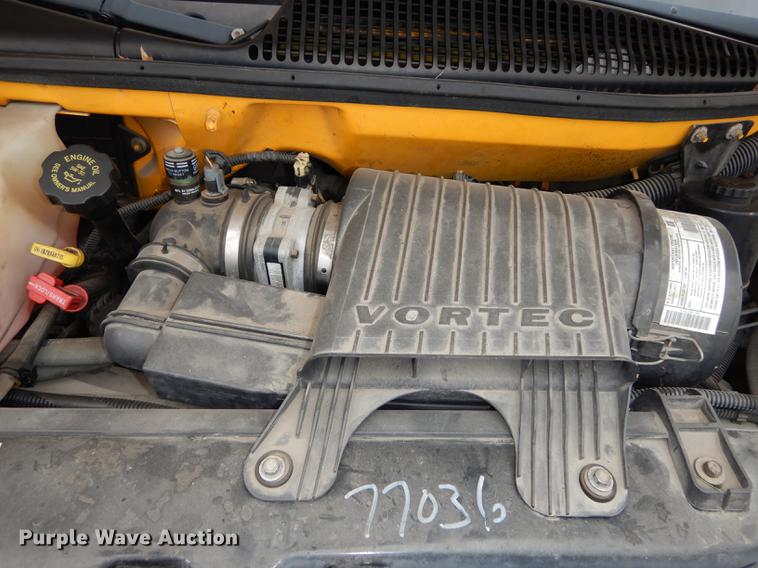 image for item DD0751 2002 GMC Savana G3500 Cargo Thomas school bus