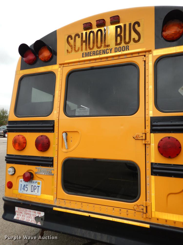 image for item DD0751 2002 GMC Savana G3500 Cargo Thomas school bus