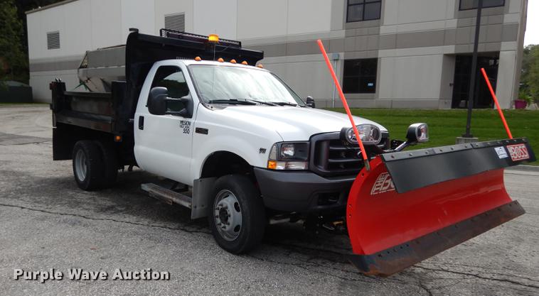 image for item DD0795 2004 Ford F450 Super Duty XL dump truck