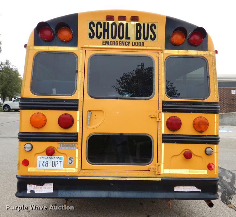 image for item DD0827 2002 GMC Savana G3500 Cargo Thomas school bus