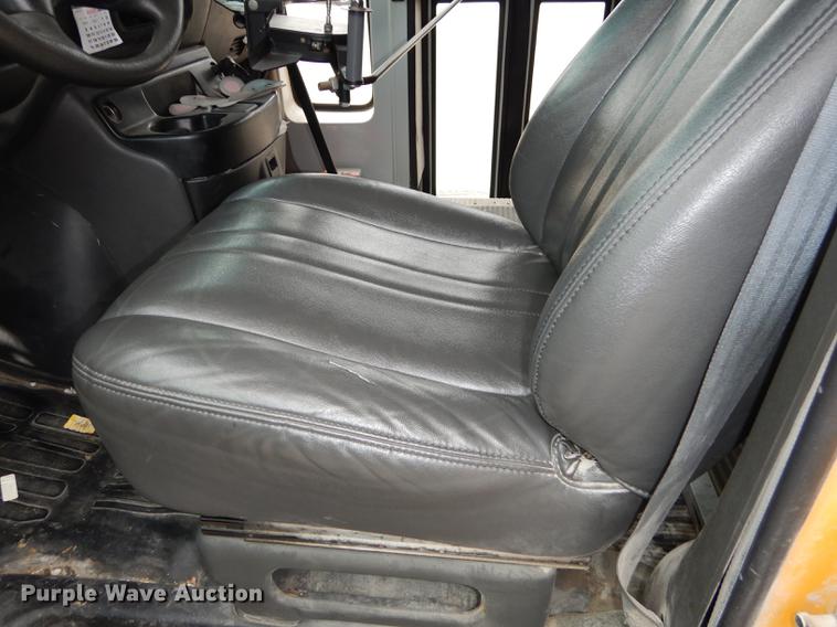 image for item DD0827 2002 GMC Savana G3500 Cargo Thomas school bus