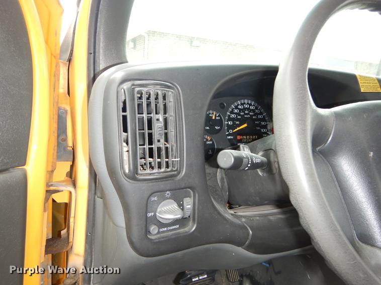 image for item DD0827 2002 GMC Savana G3500 Cargo Thomas school bus