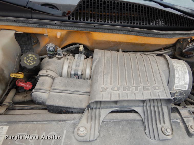 image for item DD0827 2002 GMC Savana G3500 Cargo Thomas school bus