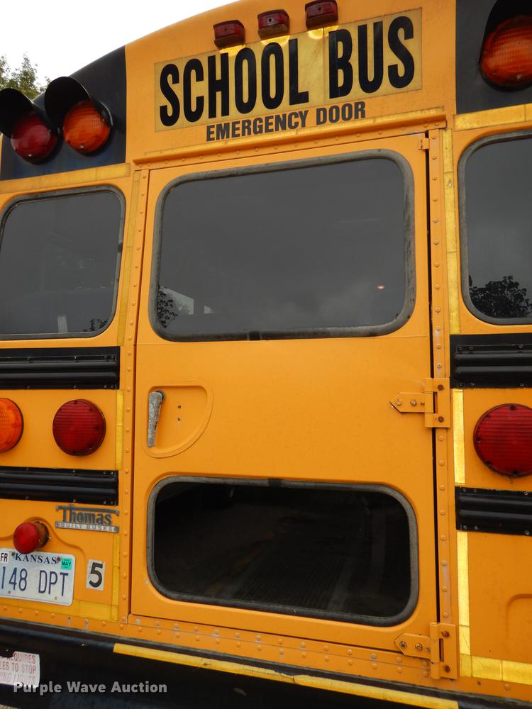 image for item DD0827 2002 GMC Savana G3500 Cargo Thomas school bus