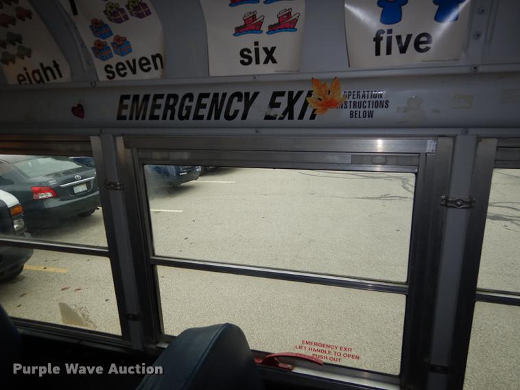 image for item DD0827 2002 GMC Savana G3500 Cargo Thomas school bus